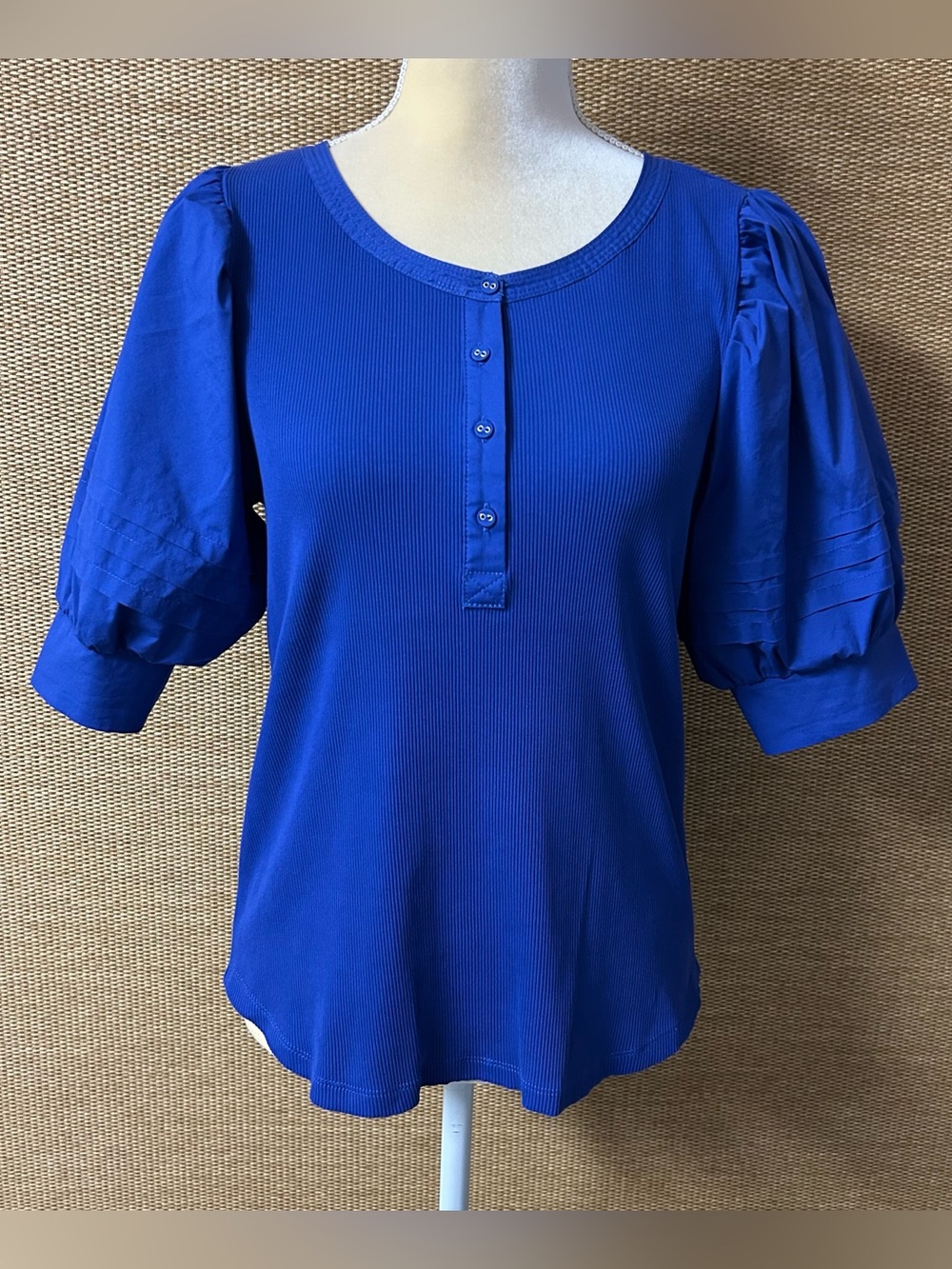 Chico’s Top Womens Medium Blue
